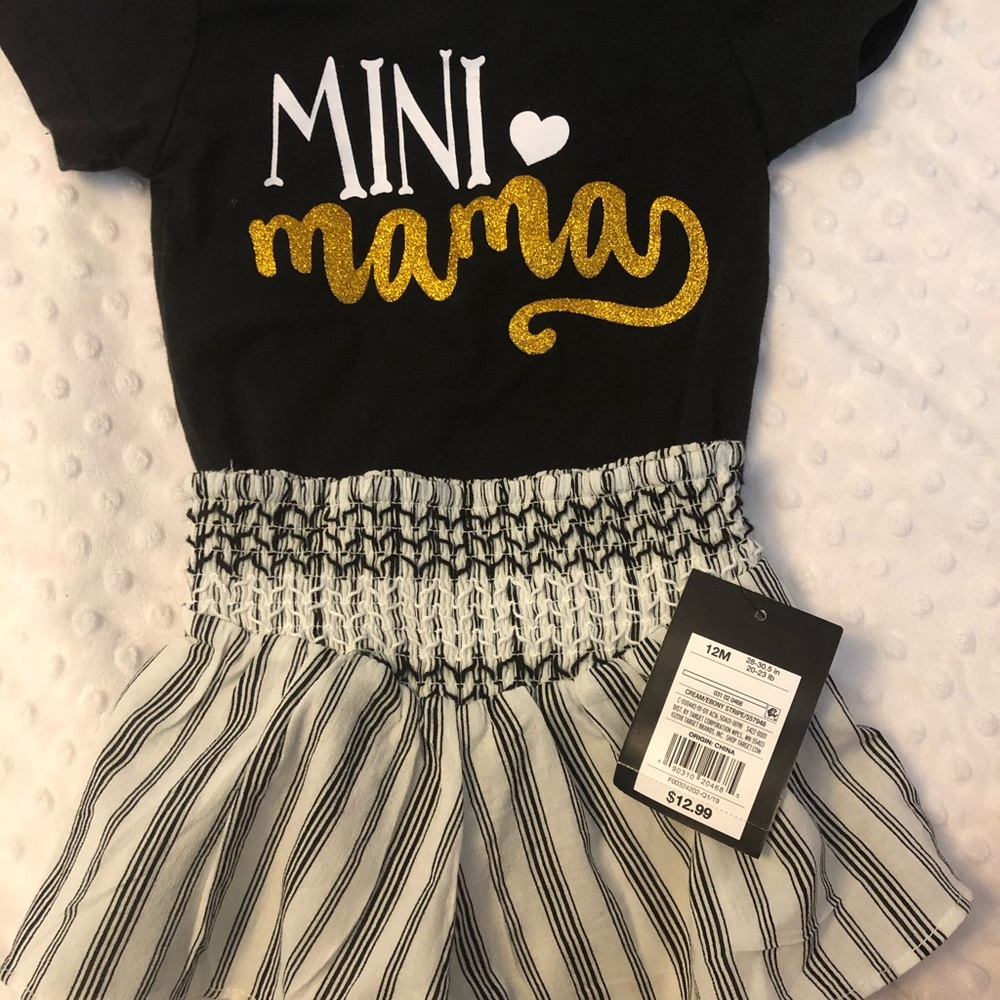 2 piece outfit size 12 months